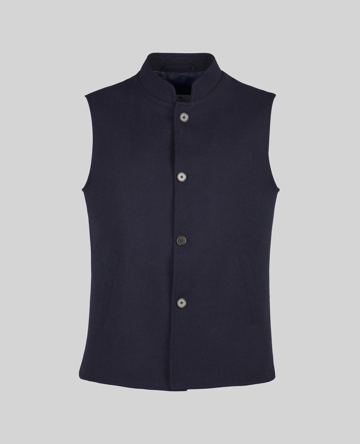 Cavan Tweed Gilet in Navy Twill