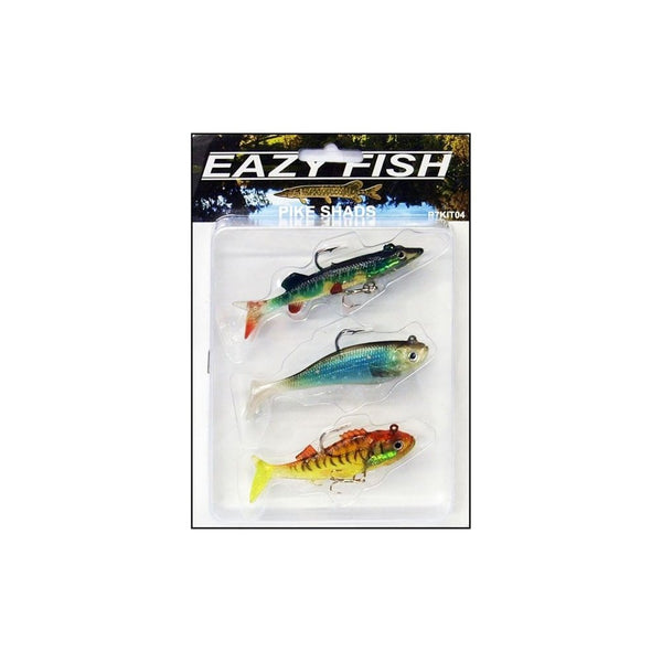 Eazy Fish Pike Shad Lure Pack