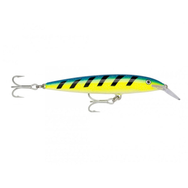 Floating Magnum Lure in Blue Chartreuse Skirt Pattern