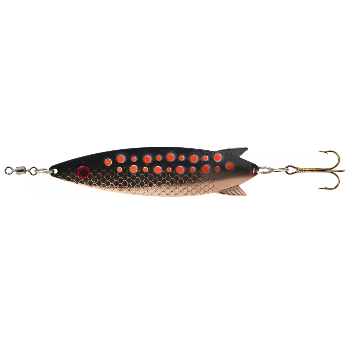 Toby Salmo Lure in Copper/Or Dot Pattern