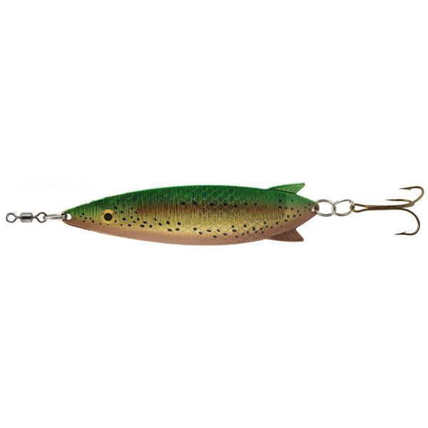 Toby Salmo Lure in G/Green Glitter Pattern