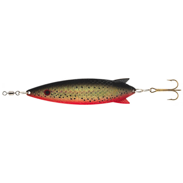 Toby Salmo Lure in Or/Copper Glitter Pattern