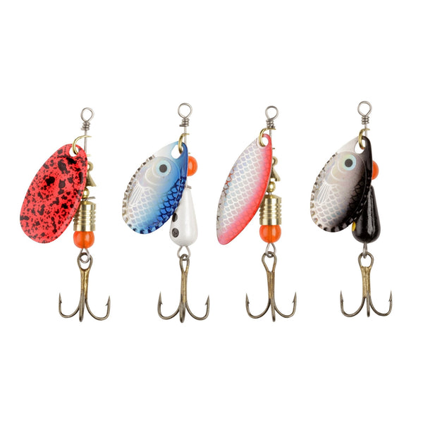 Trout Spinner Lures Kit in 4 Pack