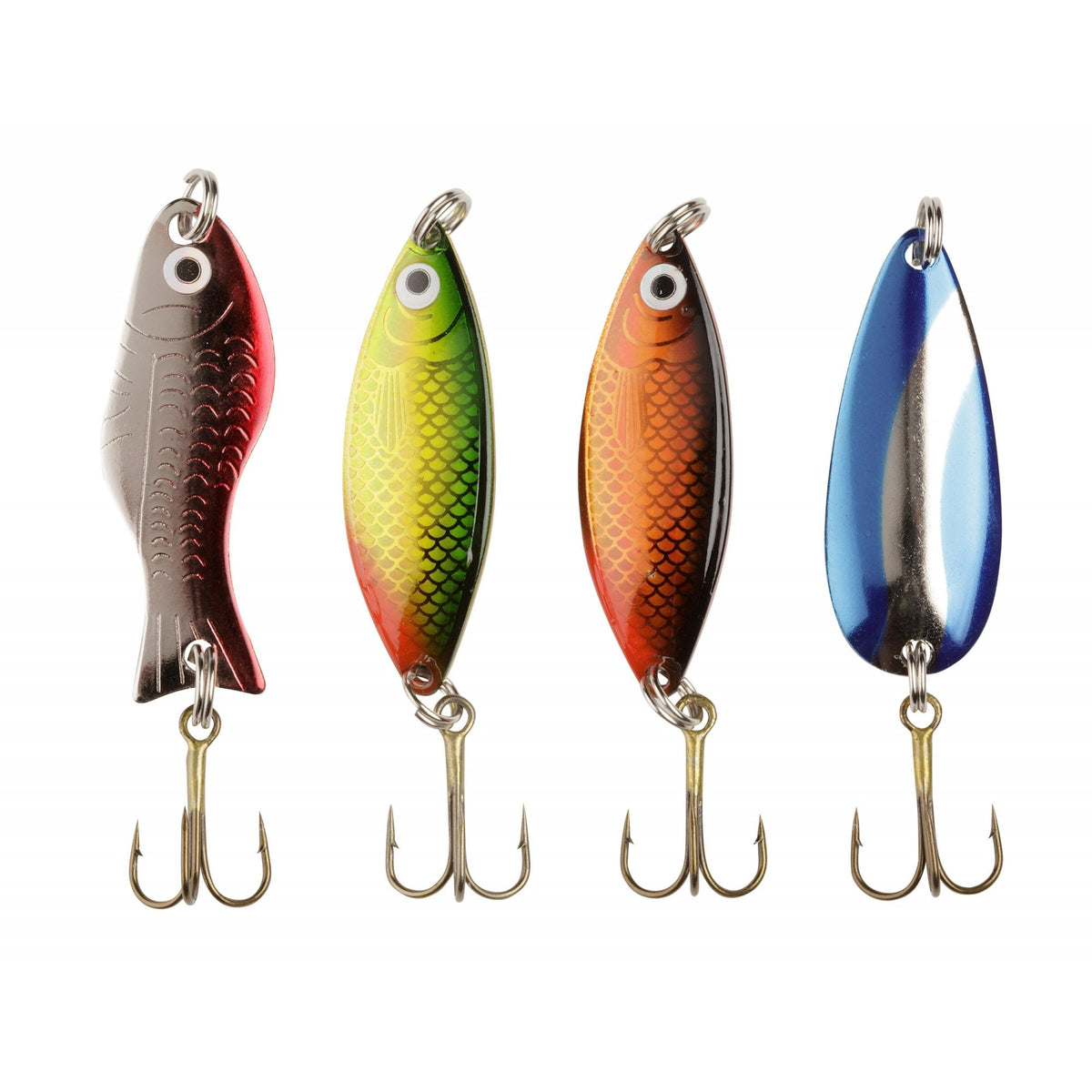 Trout Spoon Lures Kit in 4 Pack
