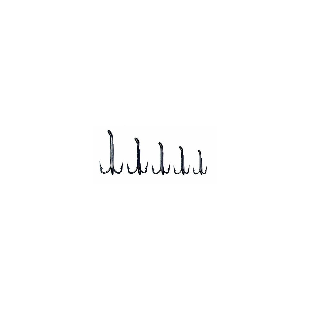 Black Japaned Treble Hooks