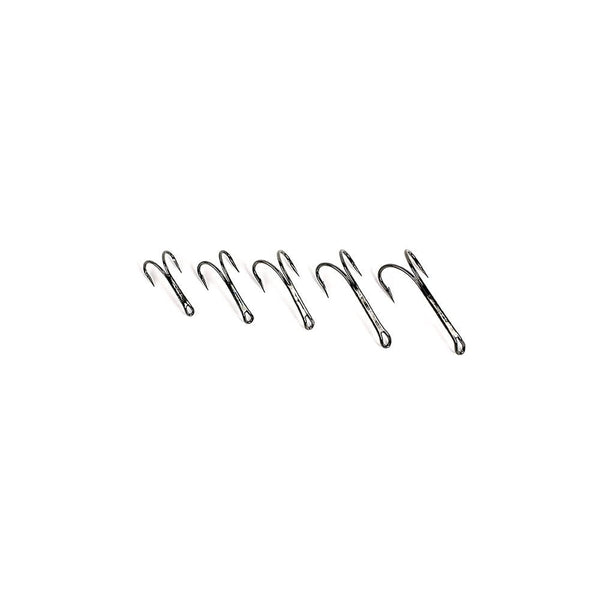 Black Nickel Double Salmon Fly Hooks