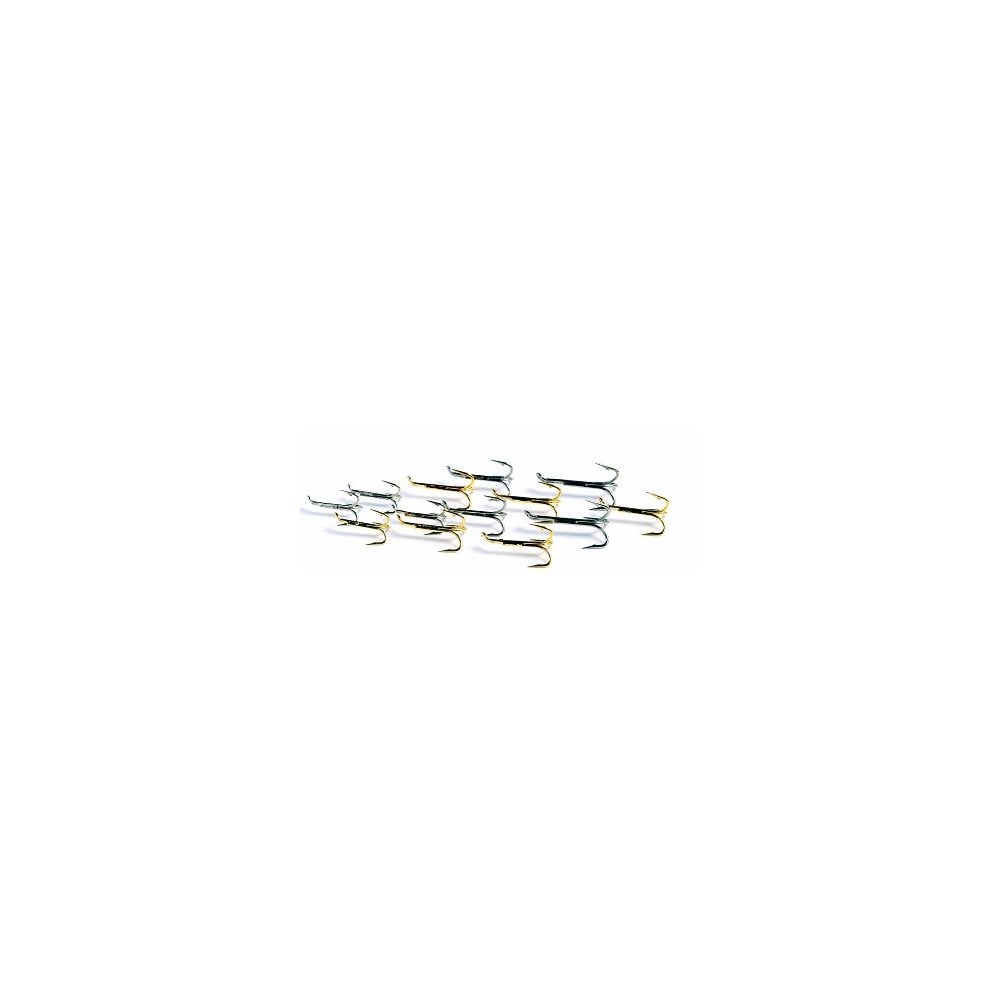 Gold or Nickel Plated Treble Hooks