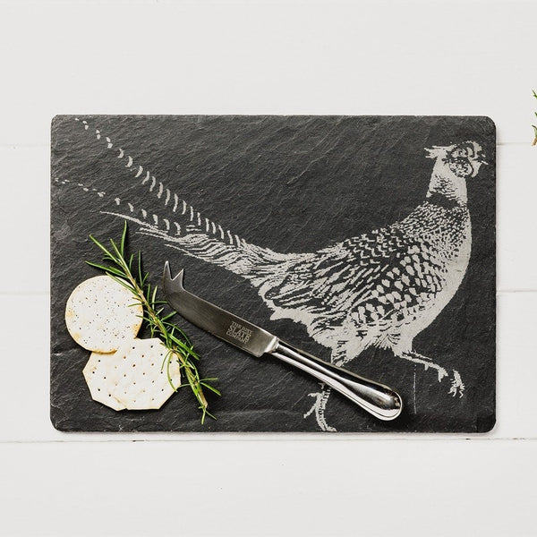 Pheasant Slate Cheese Board Set