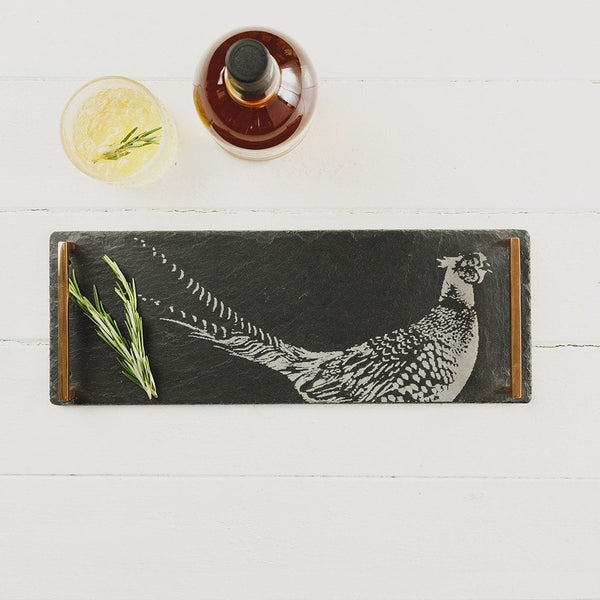 Pheasant Slate Serving Tray - Small