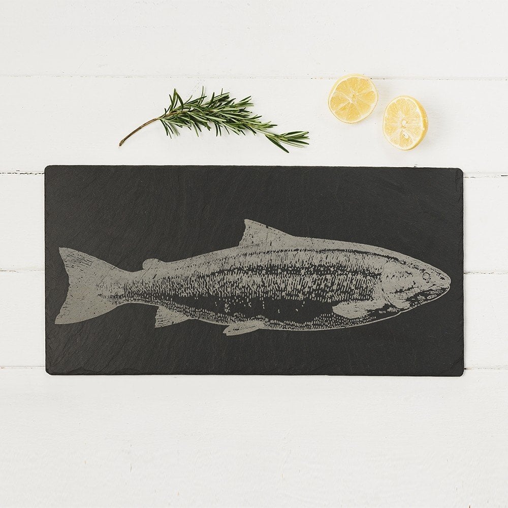 Slate Salmon Table Runner