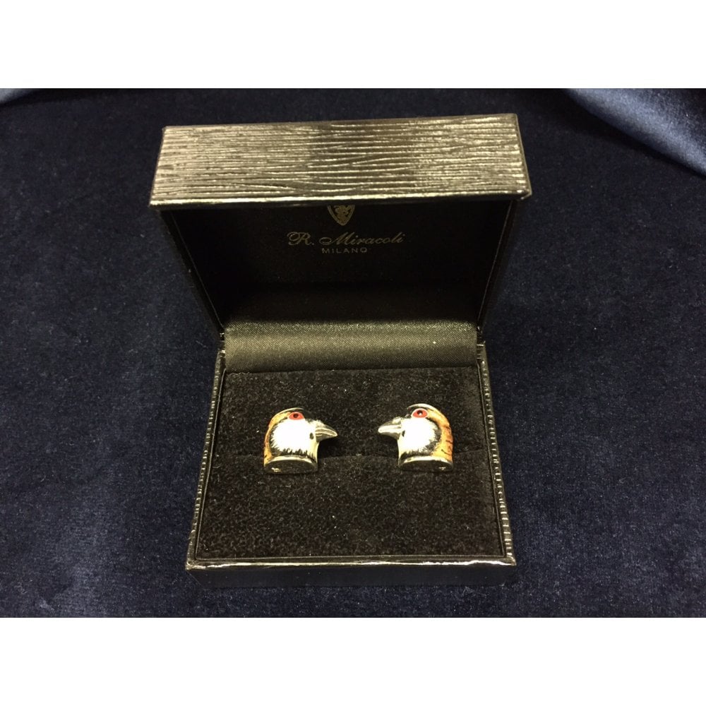 Partridge Silver Cufflinks
