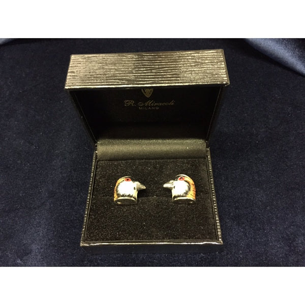 Partridge Silver Cufflinks
