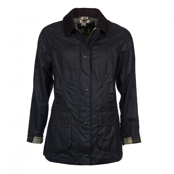 Beadnell Ladies Waxed Jacket in Sage