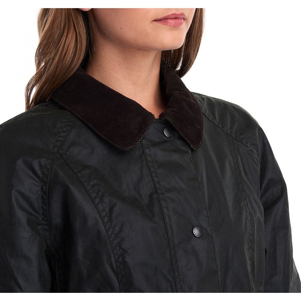 Beadnell Ladies Waxed Jacket in Sage