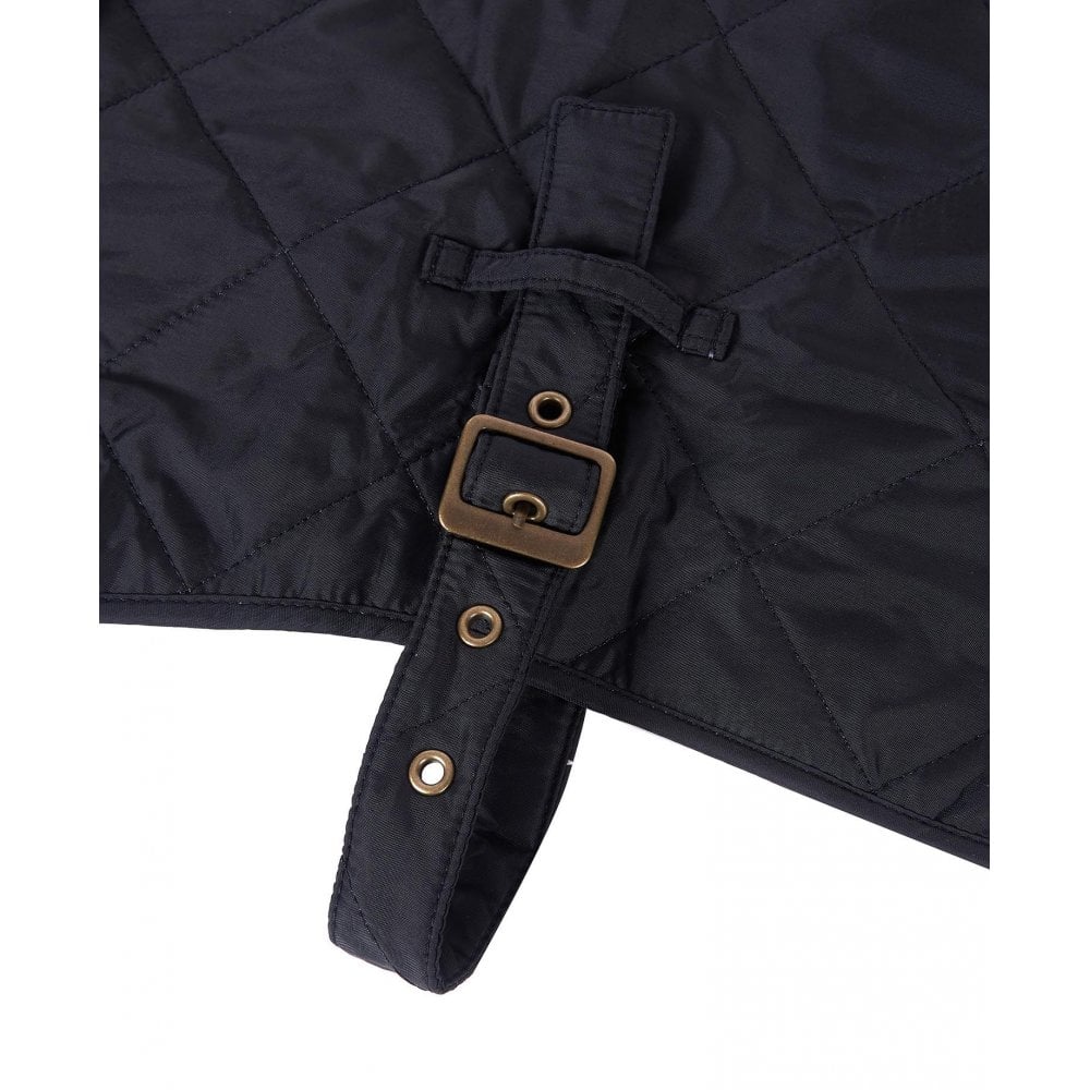 Quilted Dog Coat in Black