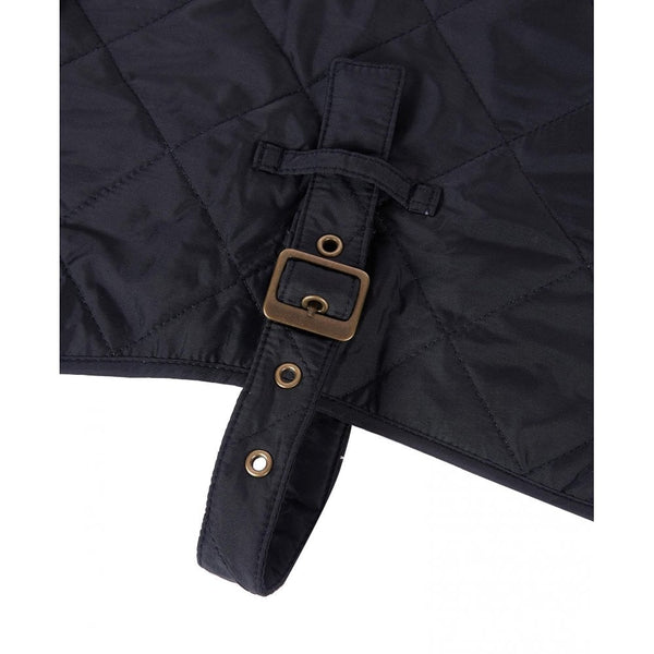 Quilted Dog Coat in Black