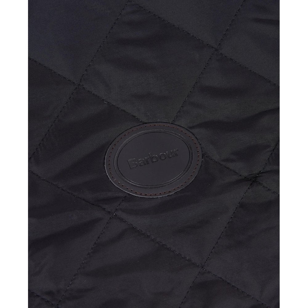 Quilted Dog Coat in Black