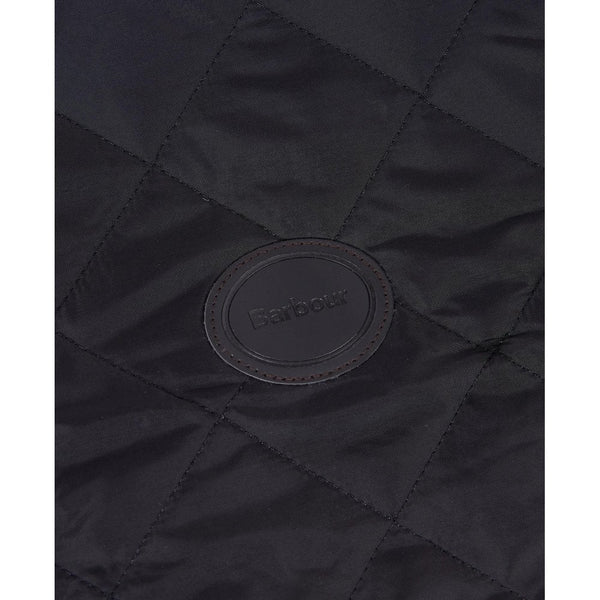 Quilted Dog Coat in Black