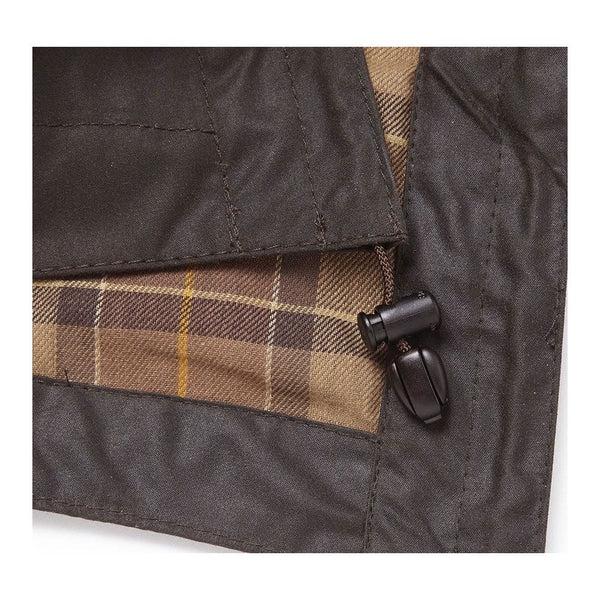 Waxed Cotton Hood in Rustic