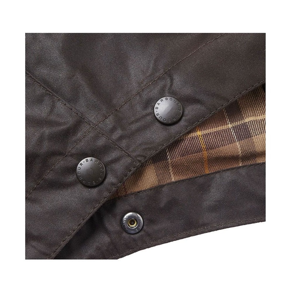 Waxed Cotton Hood in Rustic
