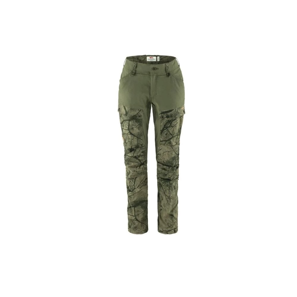 Keb Trouser Curved W - Camo-Laurel Green