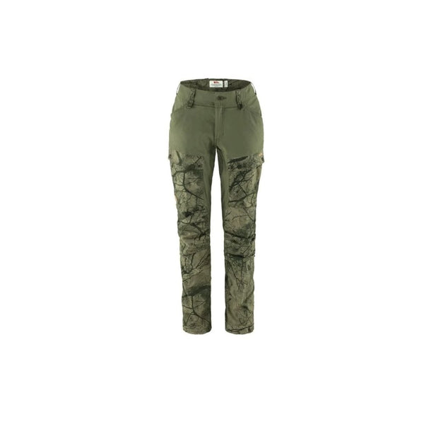 Keb Trouser Curved W - Camo-Laurel Green