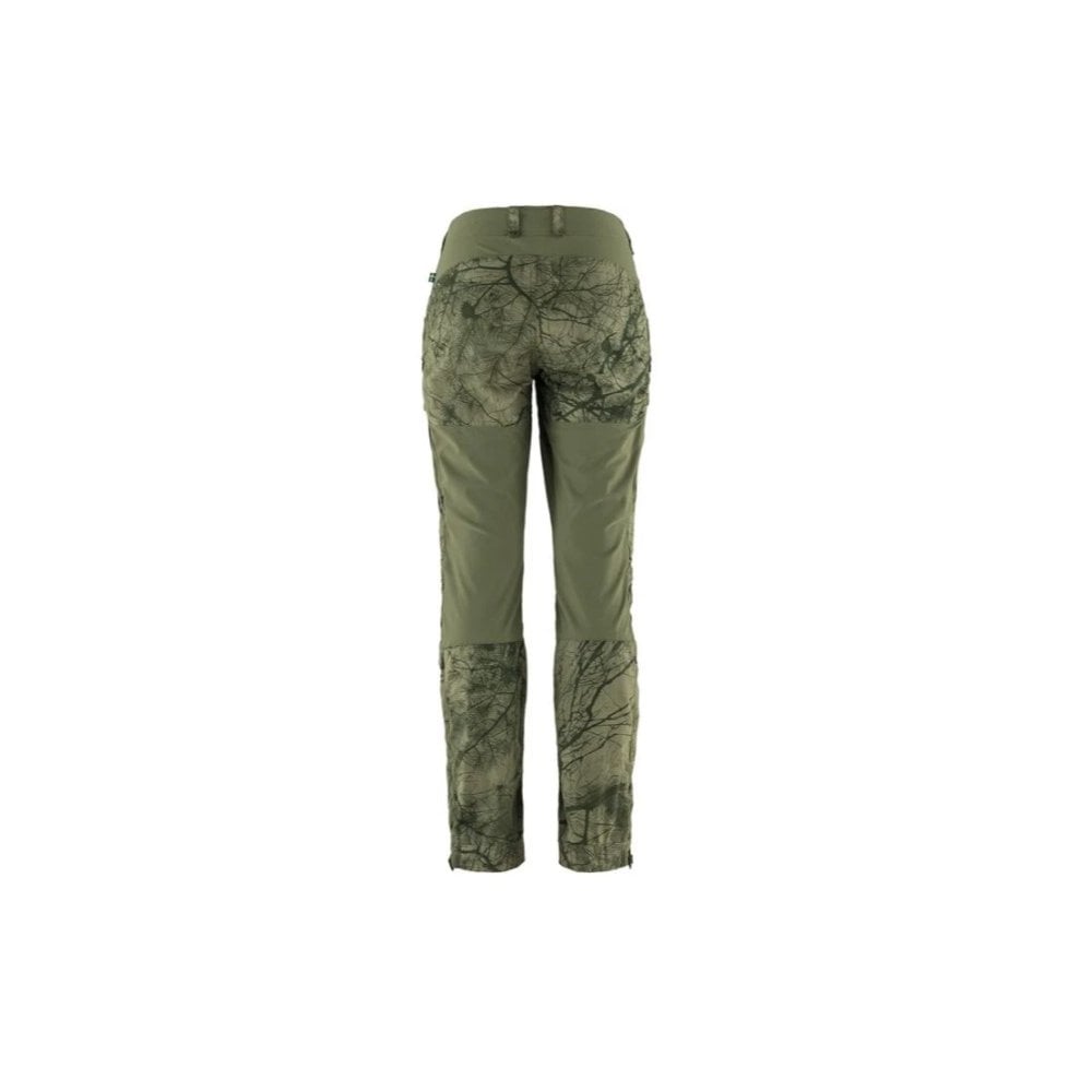 Keb Trouser Curved W - Camo-Laurel Green