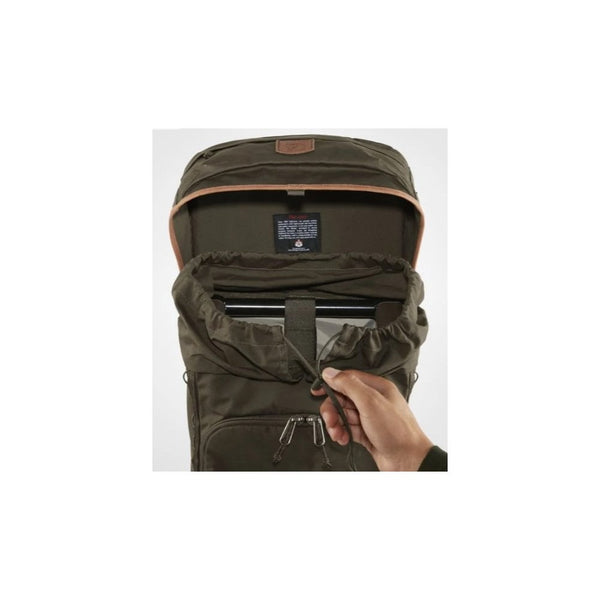 Singi Stubben Seat Backpack in Dark Olive
