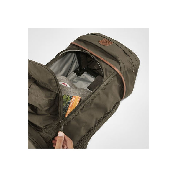 Singi Stubben Seat Backpack in Dark Olive