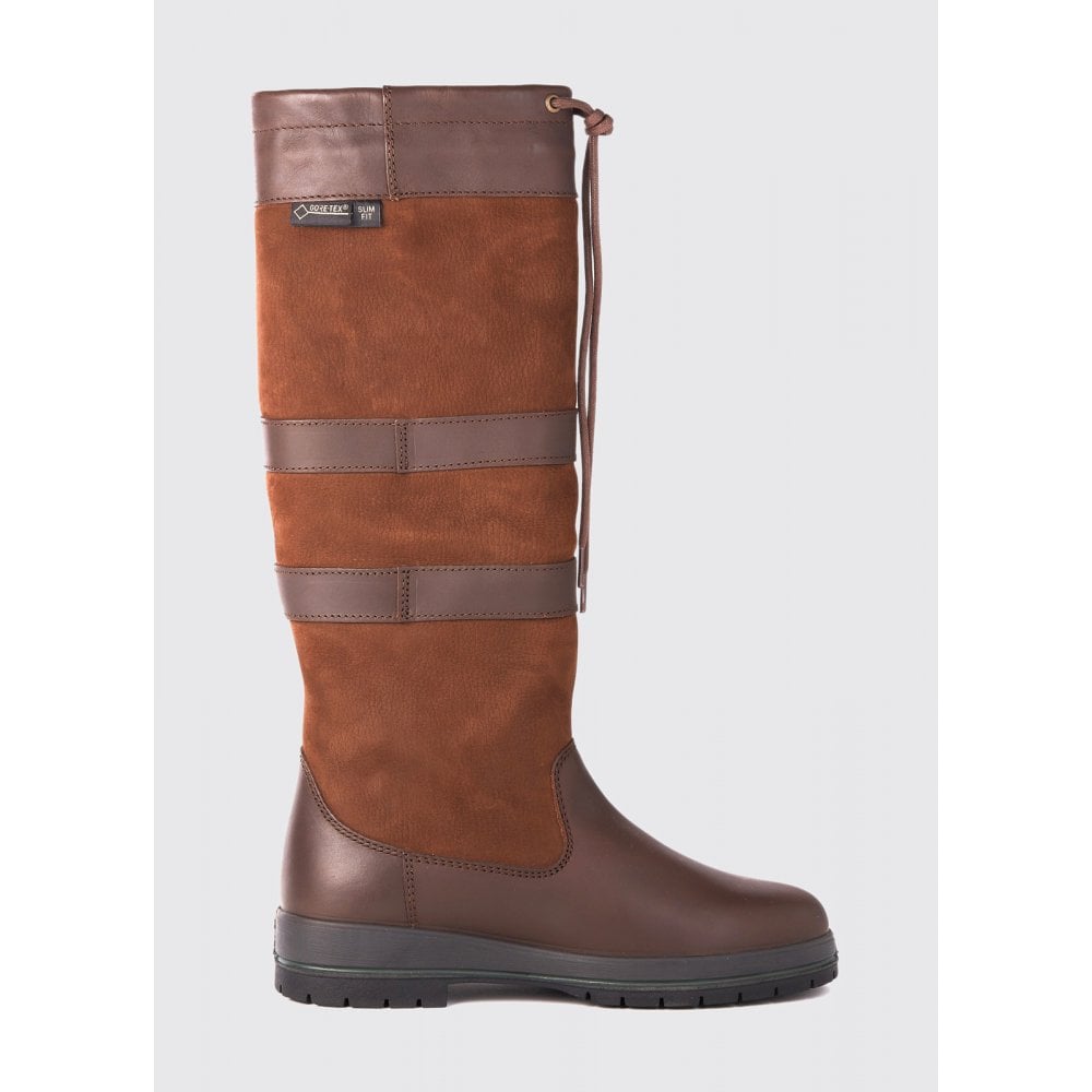 Galway Slim Fit Country Boot in Walnut