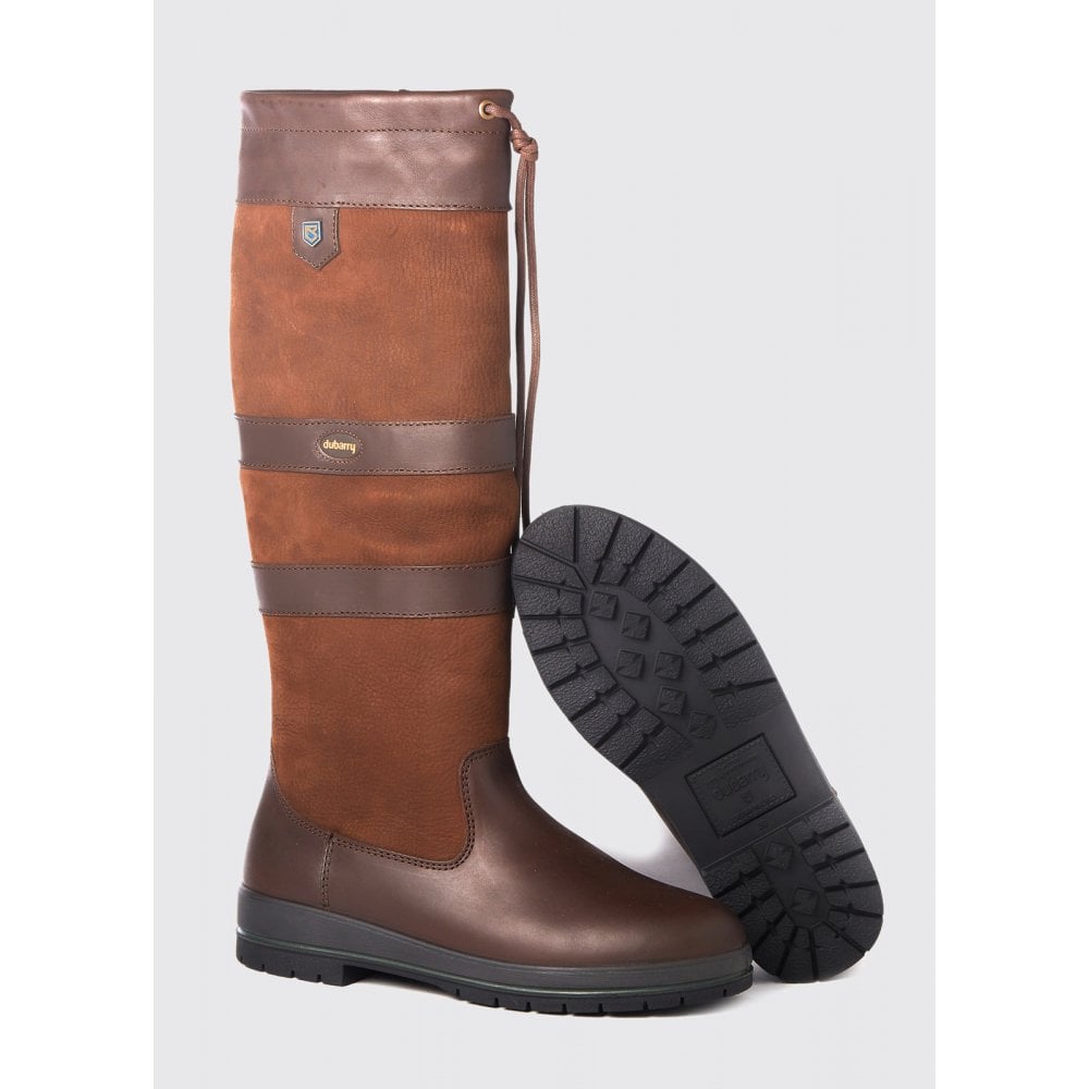 Galway Slim Fit Country Boot in Walnut