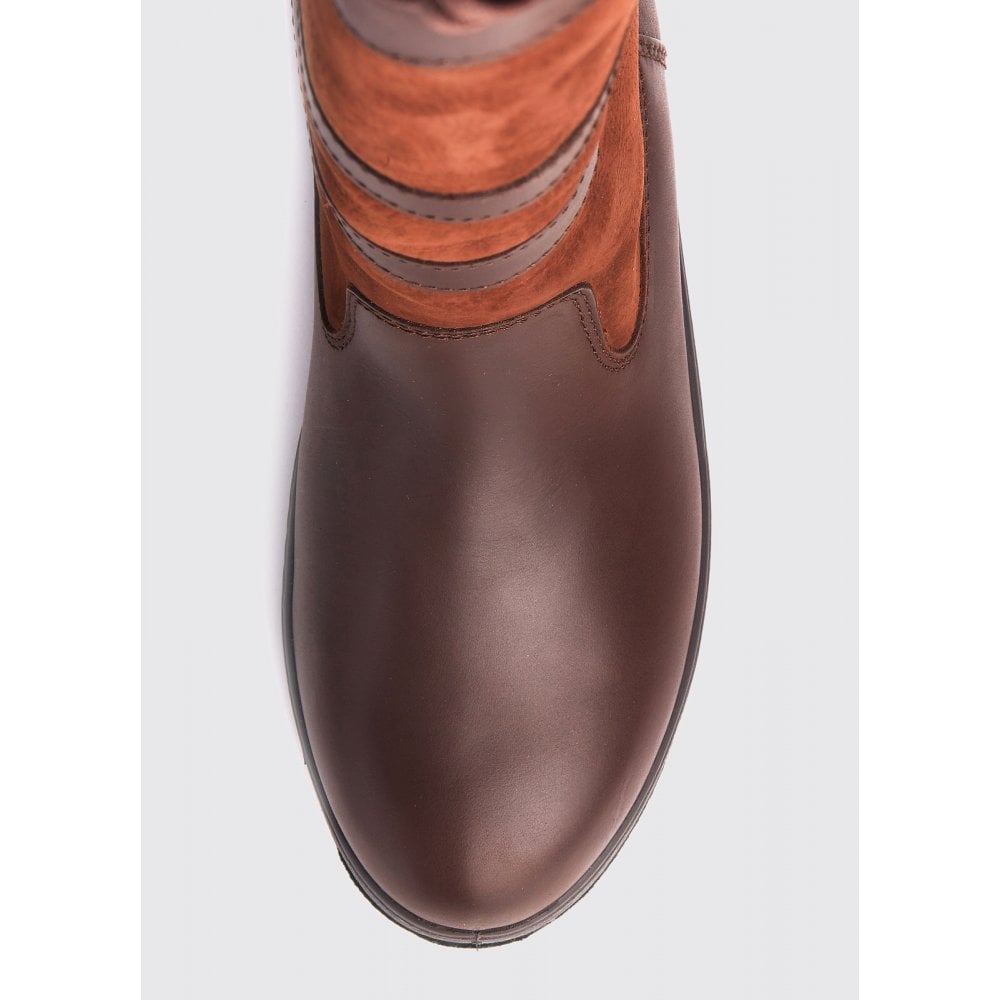 Galway Slim Fit Country Boot in Walnut