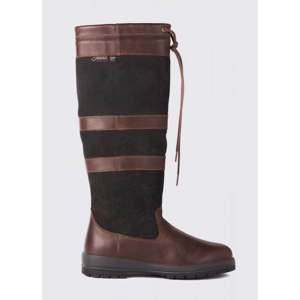 Galway SlimFit Country Boot in Black/Brown