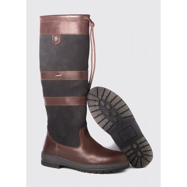 Galway SlimFit Country Boot in Black/Brown