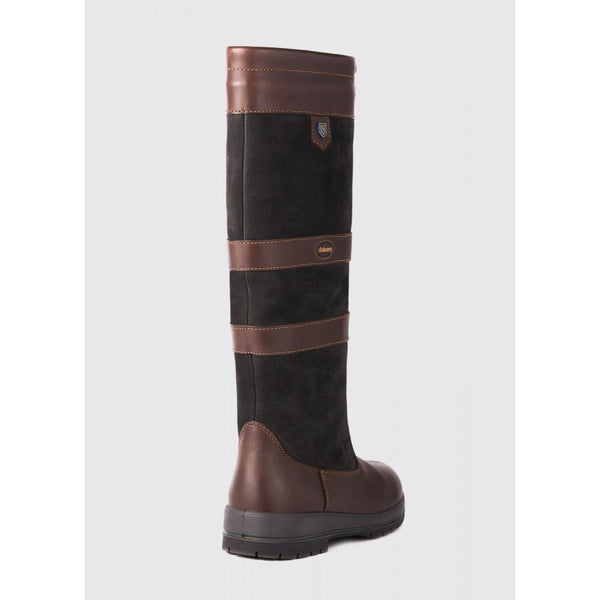 Galway SlimFit Country Boot in Black/Brown