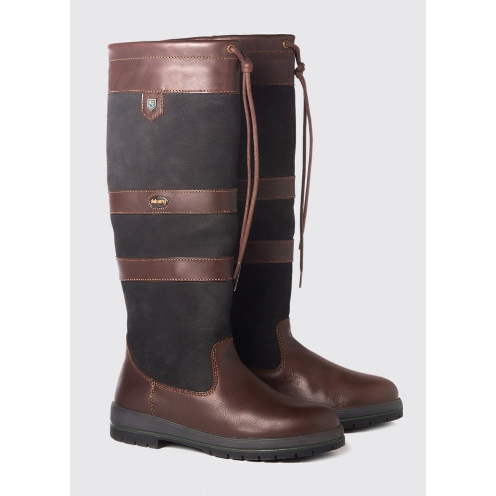 Galway SlimFit Country Boot in Black/Brown