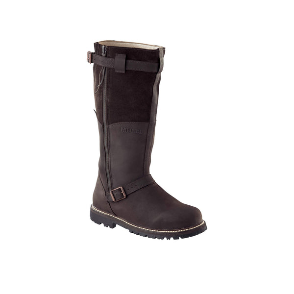 Kiruna Leather Boots in Brown
