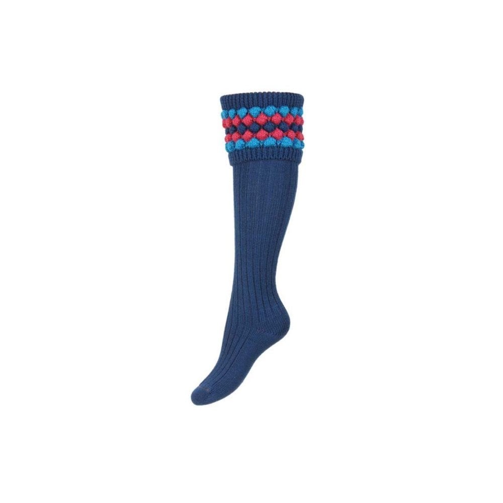 Ladies Angus Socks - Mid Blue