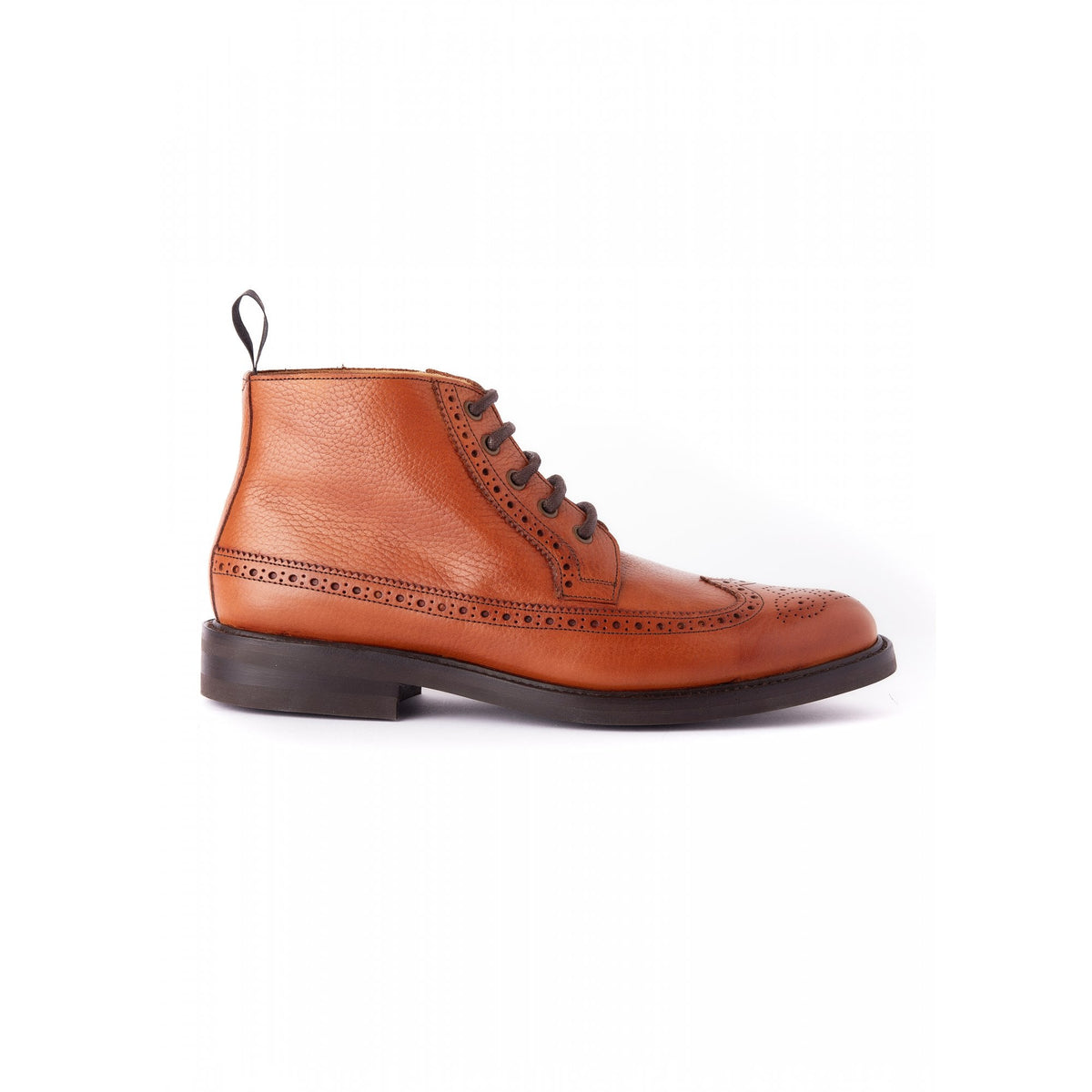 Down Goodyear Brogue Boot - Tan