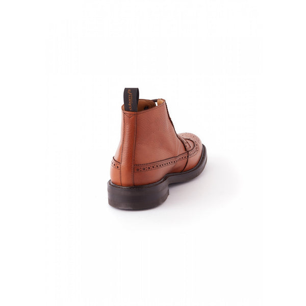 Down Goodyear Brogue Boot - Tan
