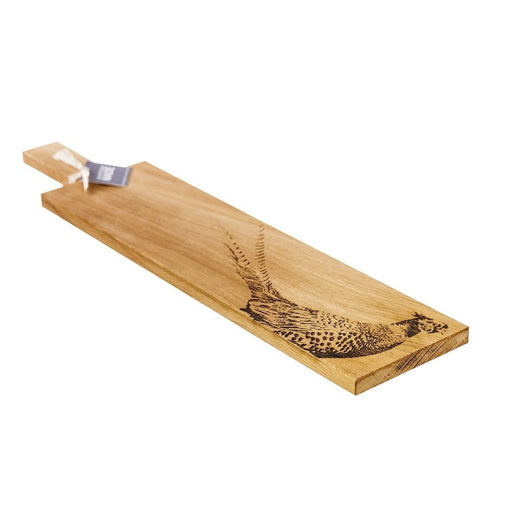 Long Pheasant Oak Serving Paddle