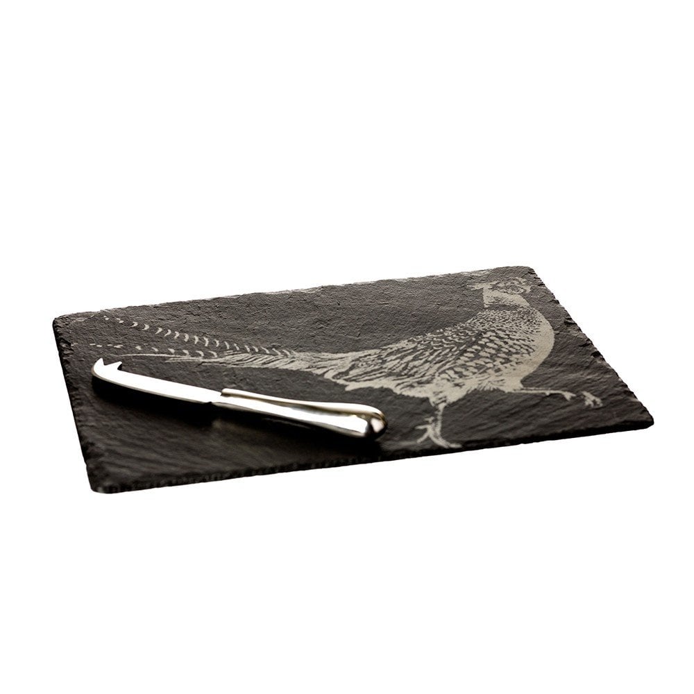 Pheasant Slate Cheese Board Set