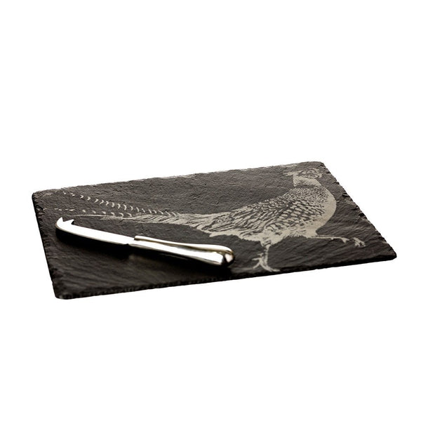 Pheasant Slate Cheese Board Set