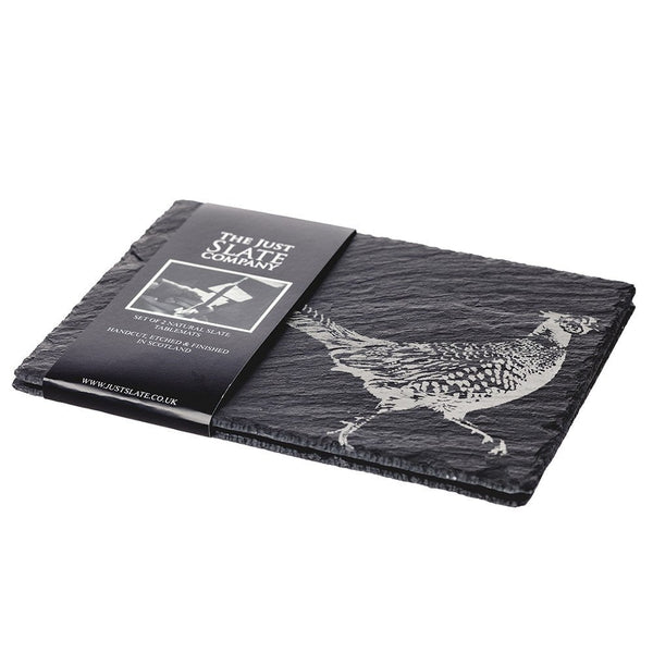 2 Slate Pheasant Place Mats