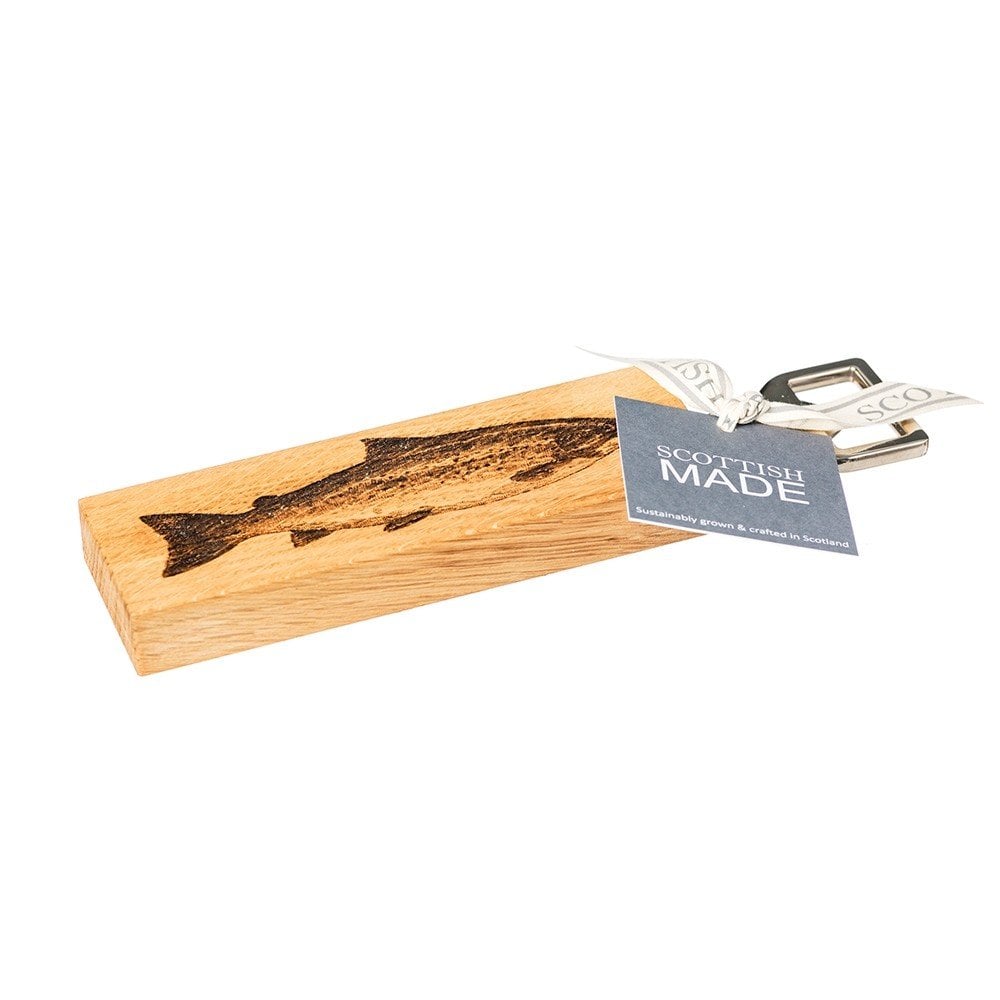 Salmon Oak Bottle Opener