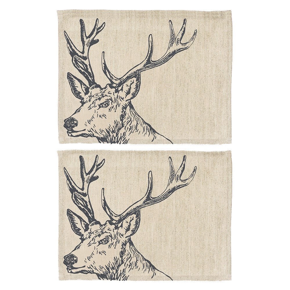 Stag Linen Place Mats