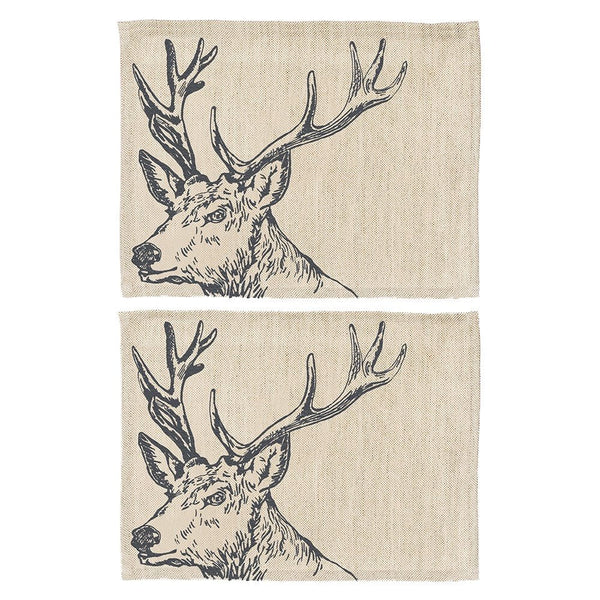 Stag Linen Place Mats