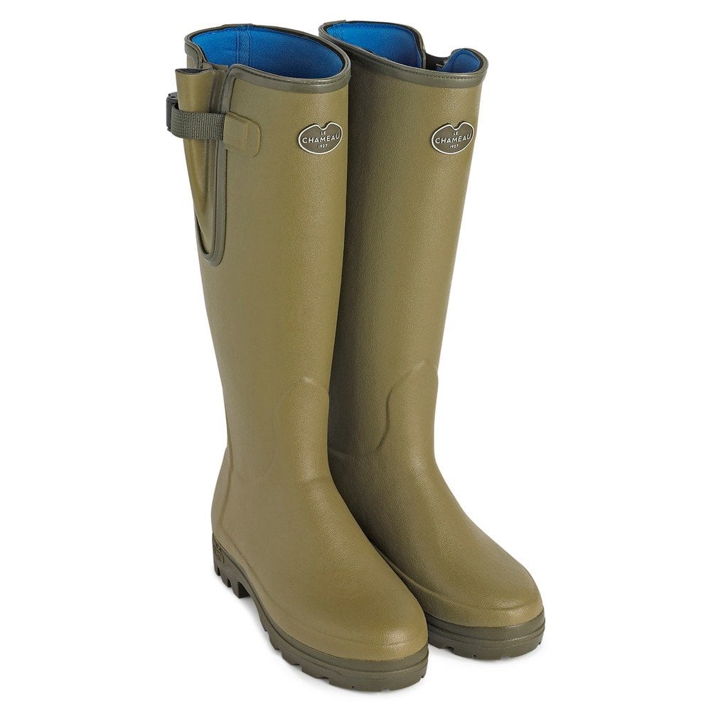 Women's Vierzonord Neoprene Lined Wellingtons - Vert Vierzon