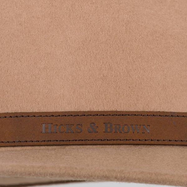 The Suffolk Fedora in Camel (Gamebird Feather)