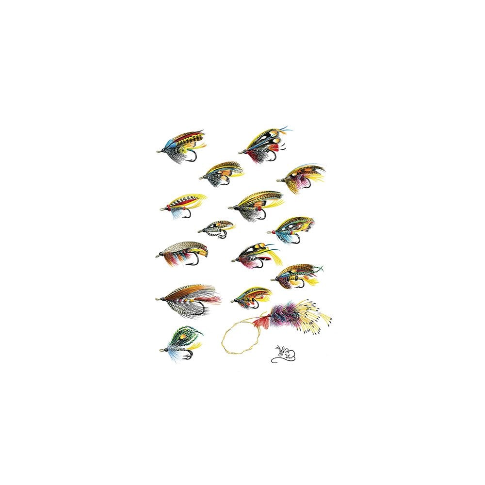 Salmon Flies Card 1